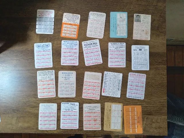 Calendários De Bolso Antigos Para Coleção - Foto 2