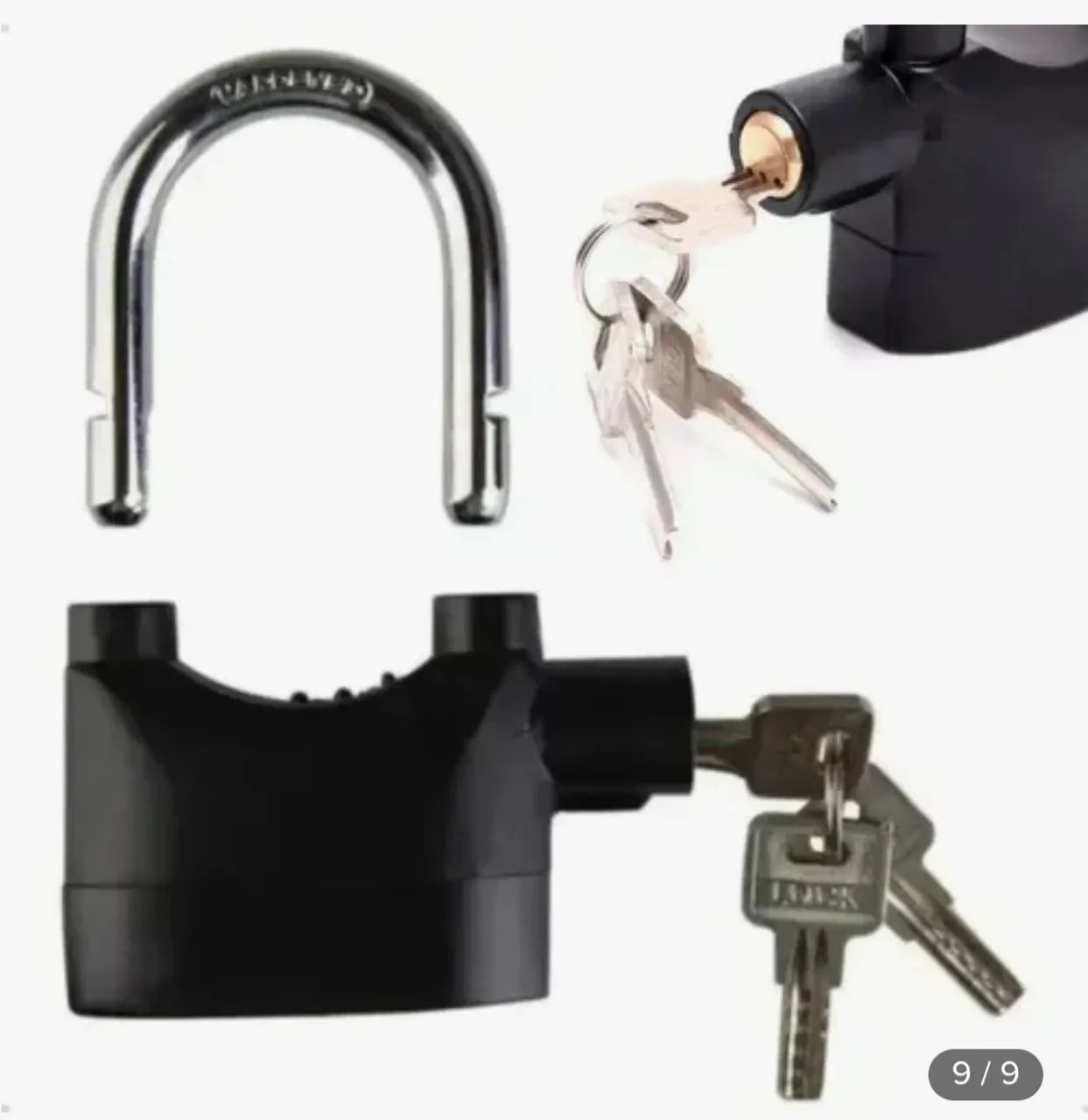Cadeado com Alarme Sonoro