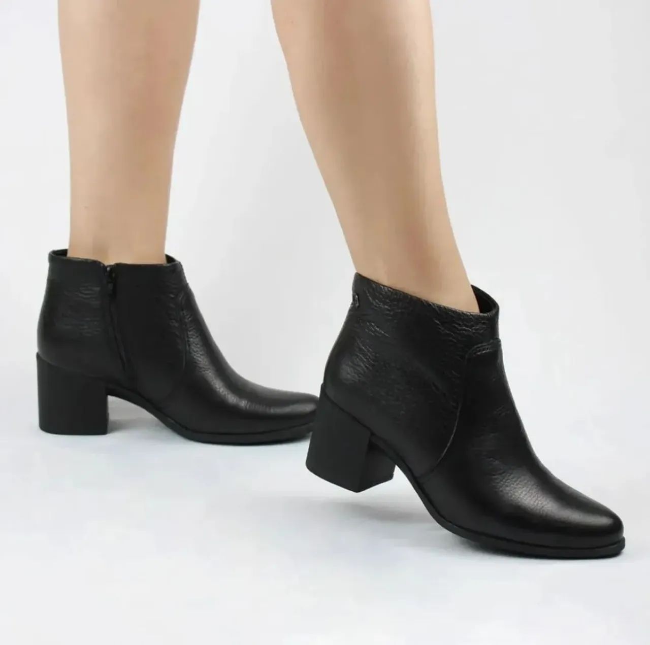 Bota Bottero Couro Burnish Preto - Foto 3