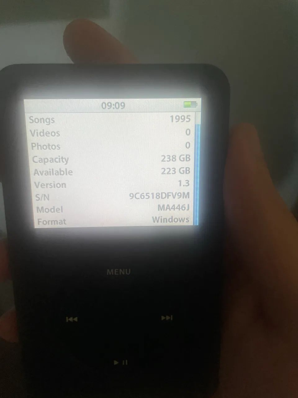 iPod Classic 256GB Bateria Nova - Foto 2