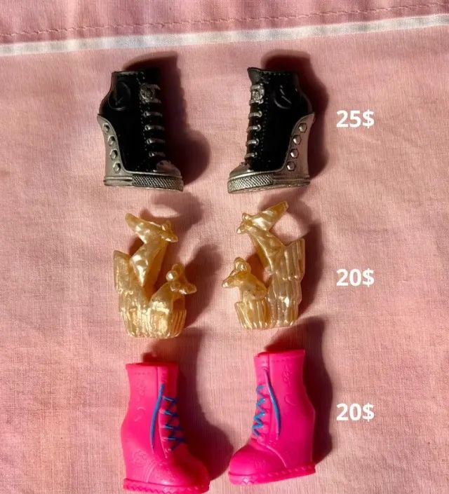 Sapatos da bonecas Monster High 
