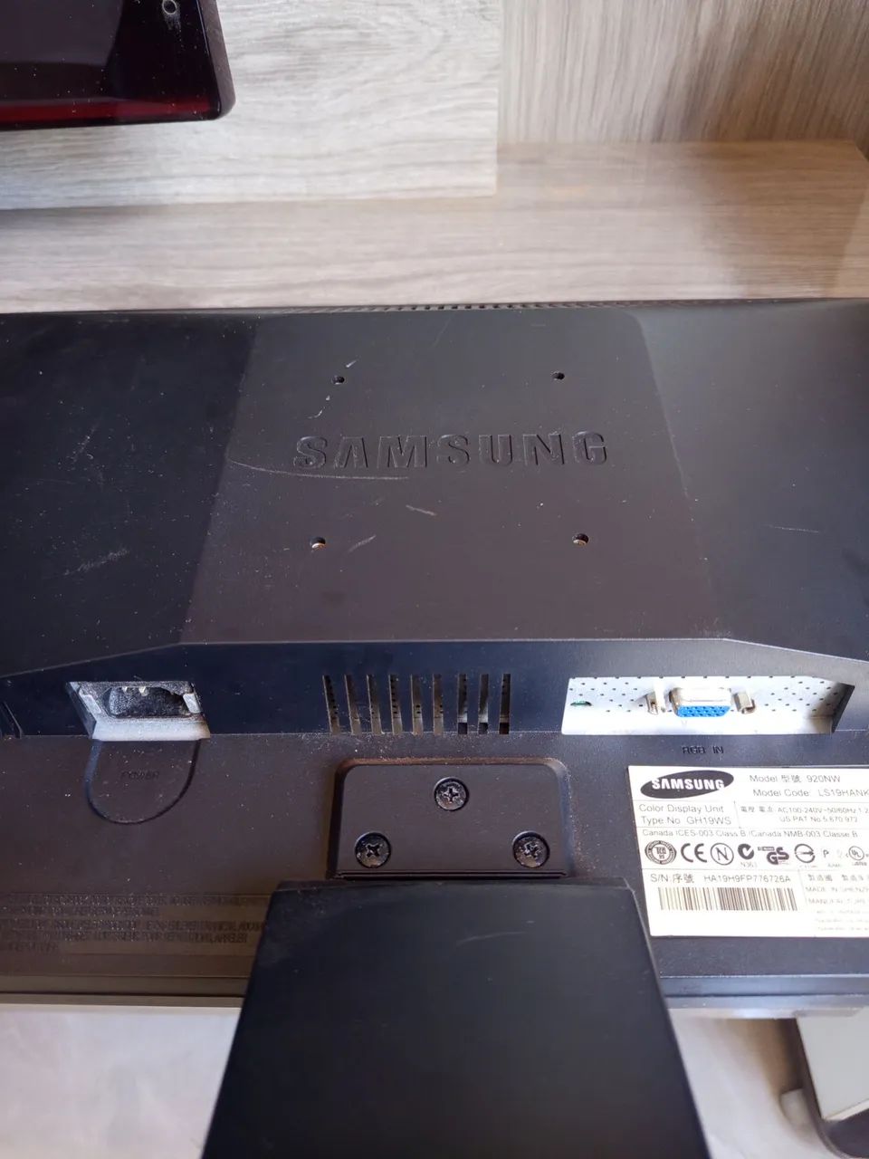 Monitor LCD Samsung 19 Polegadas - Ideal para PC ou Câmeras - Foto 4