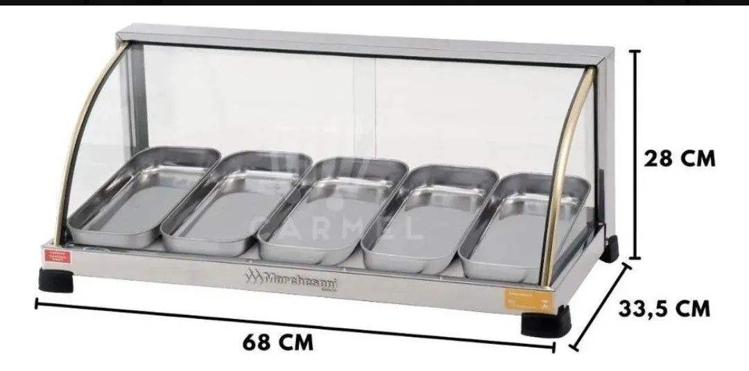 Estufa Para Salgados Ouro Curva 5 Bandejas Ef.2.052 Marchesoni 220v