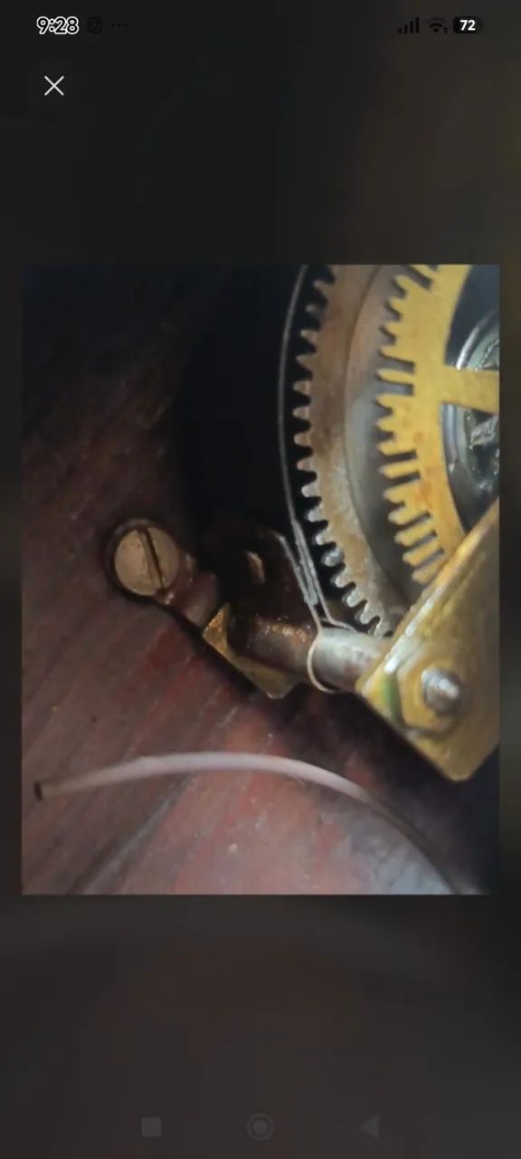 OFERTA !!RELÓGIO ANTIGO DE PAREDE/ANSONIA CLOCK CO. (EUA, C.1900 - 100% ORIGINAL - Foto 5