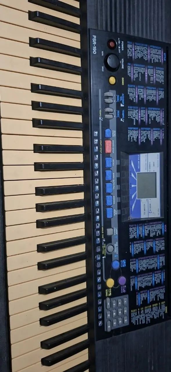 Teclado yamaha 5 oitavas