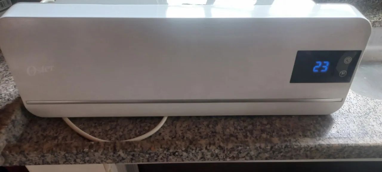 Aquecedor e ventilador de parede Oster com controle e display - Foto 4