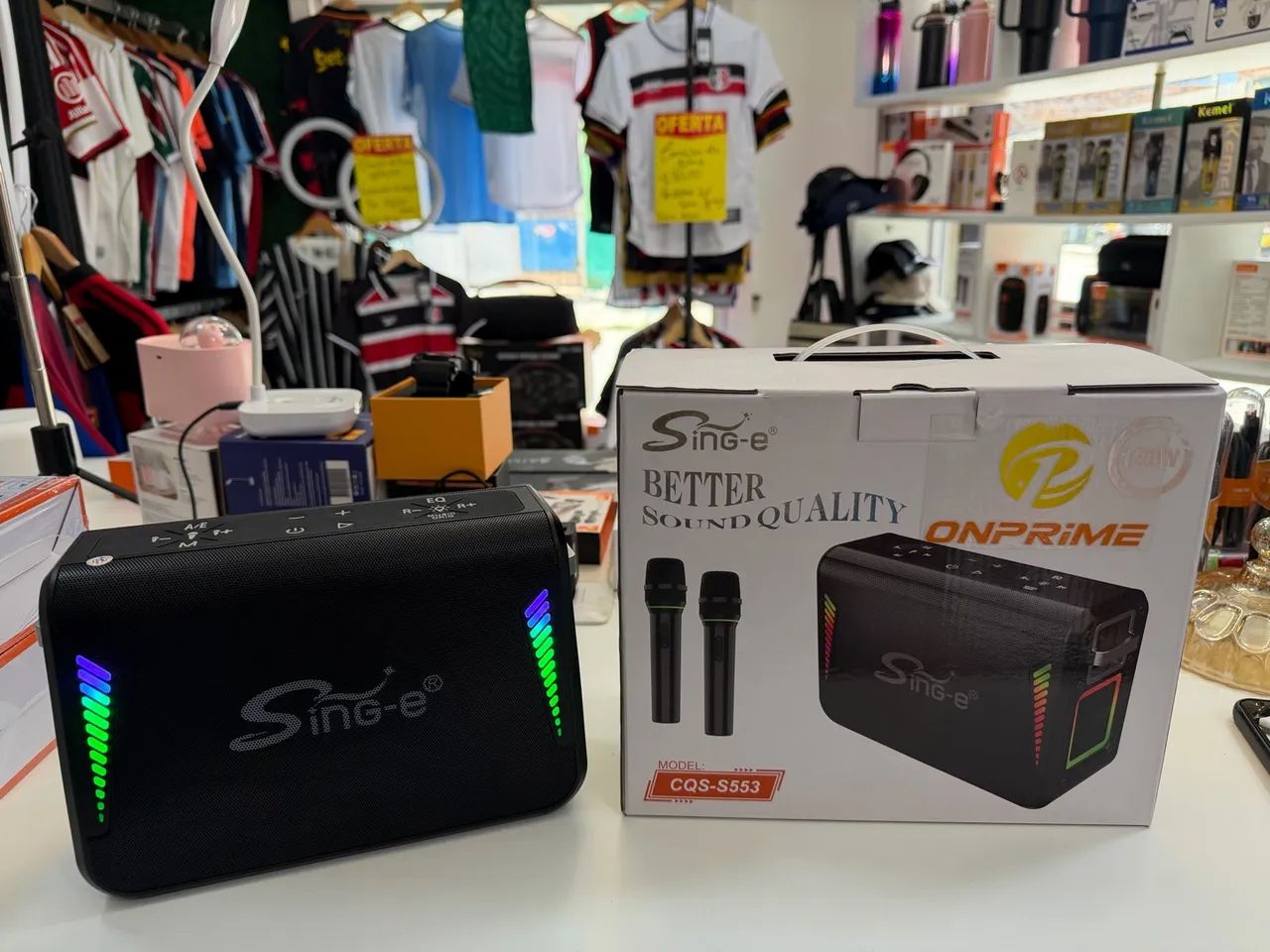 Som Bluetooth karaokê 120W - Foto 3
