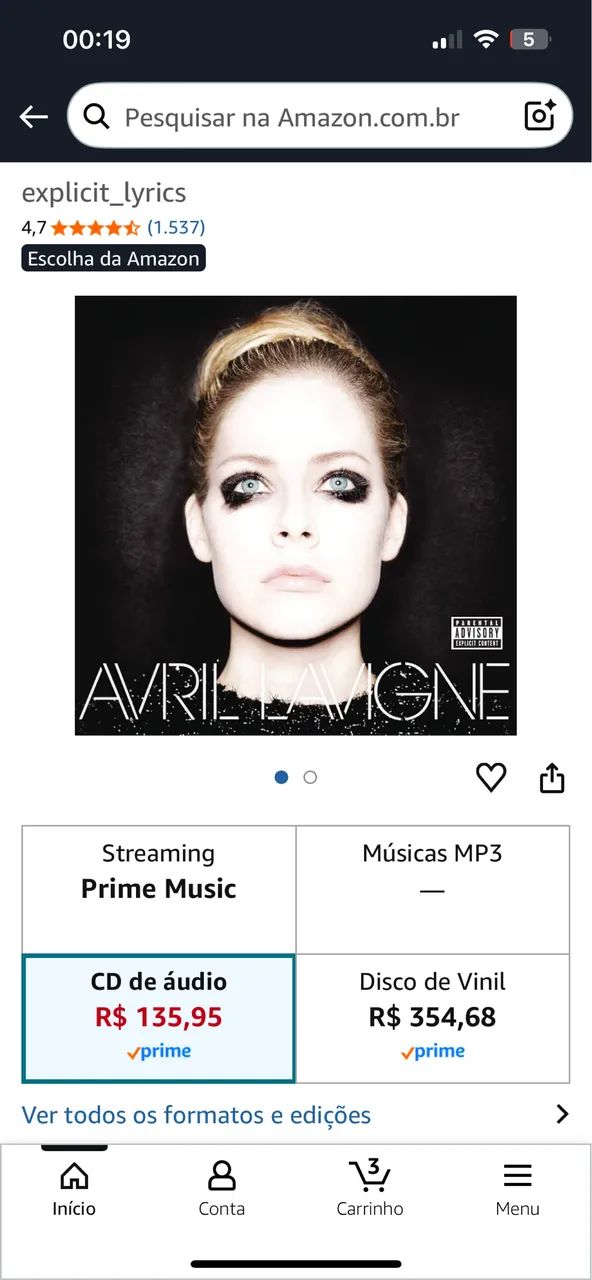 AVRIL LAVIGNE - CD + DVD - CDs, DVDs etc - Setor Leste (Gama