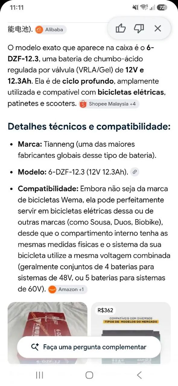 BATERIA- 6- DZF-2.3 - Foto 3