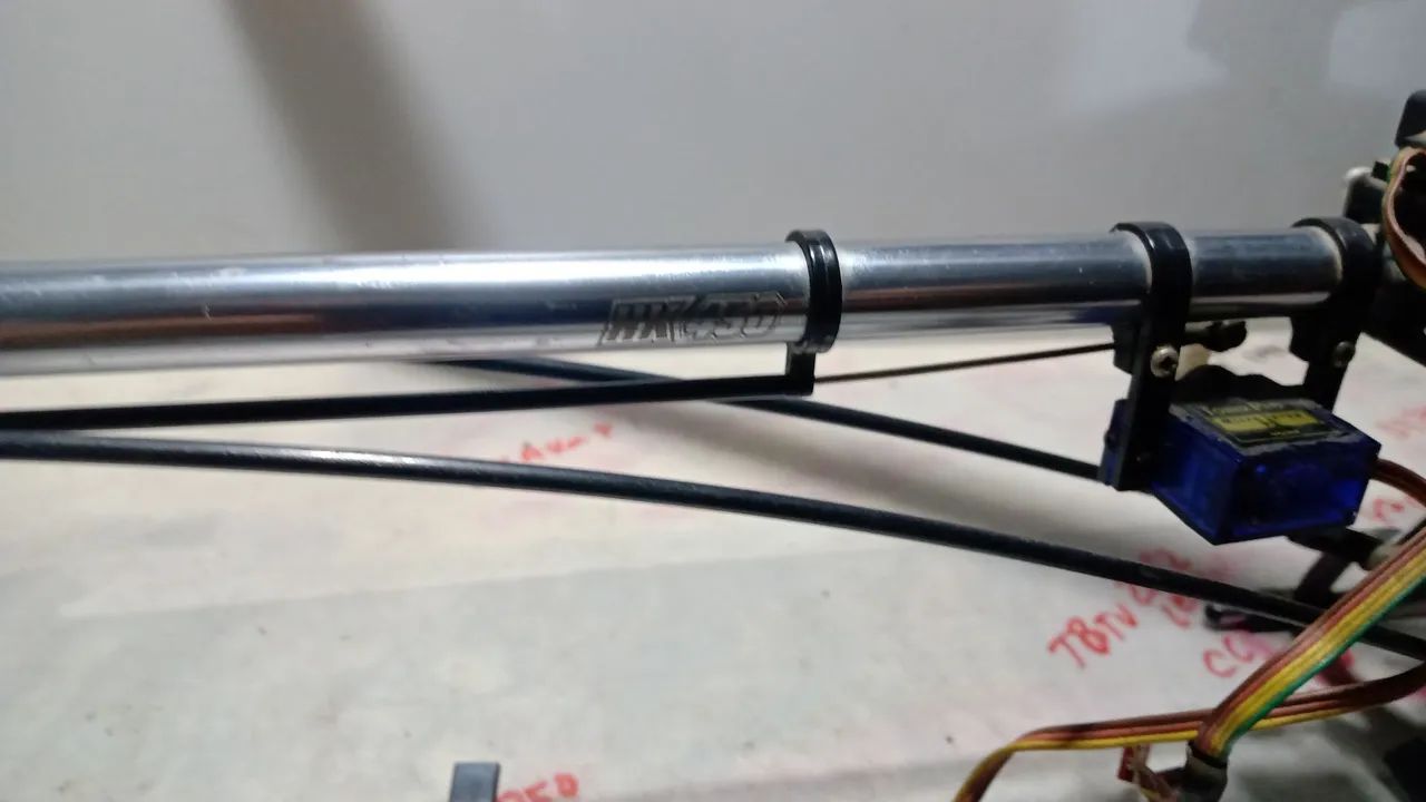 Helicóptero 3D HK 450 vários upgrades de alumínio e carbono - Foto 2