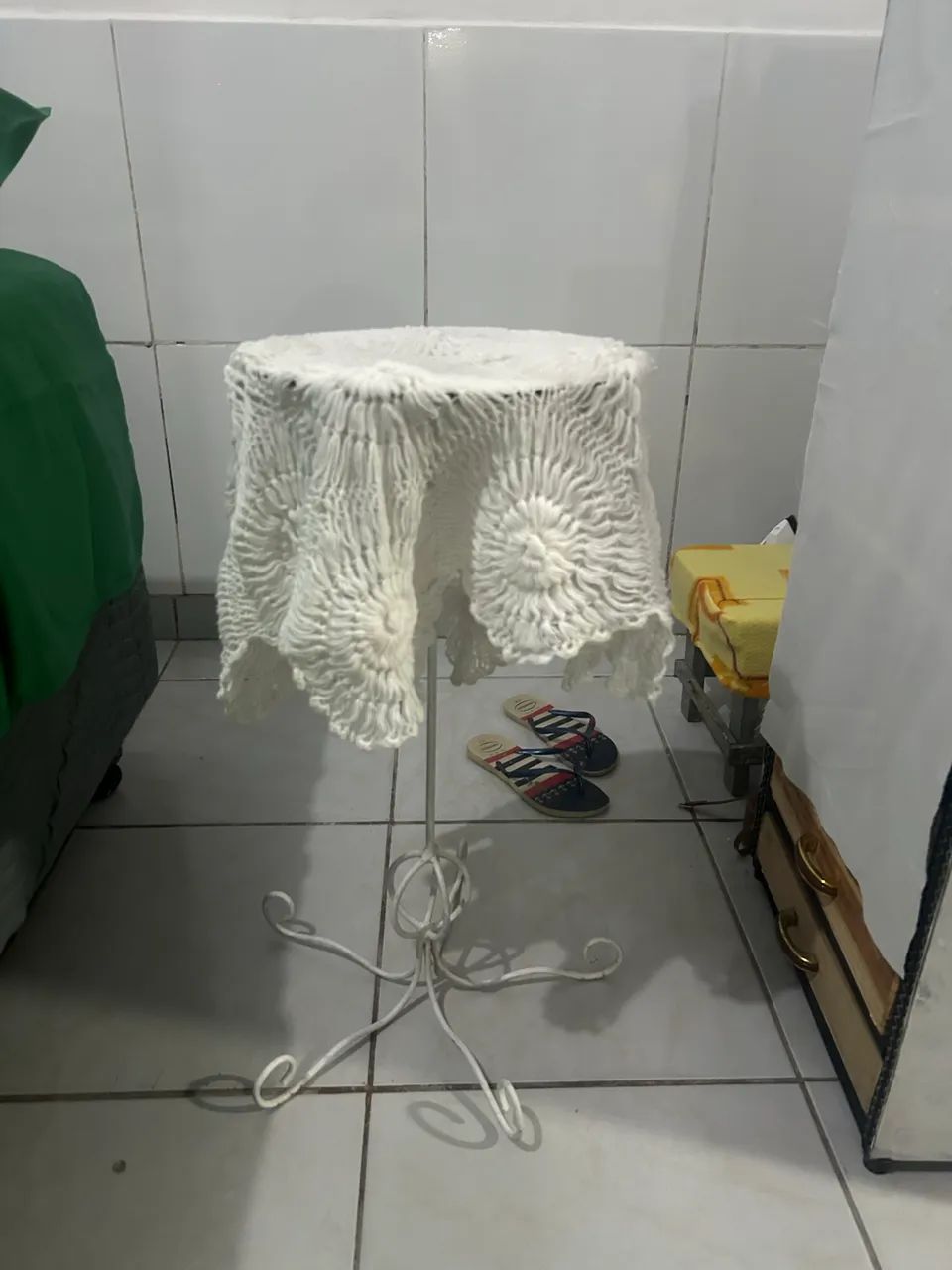 Mesa de canto / Suporte de ferro para plantas (dupla versatilidade) - Foto 3