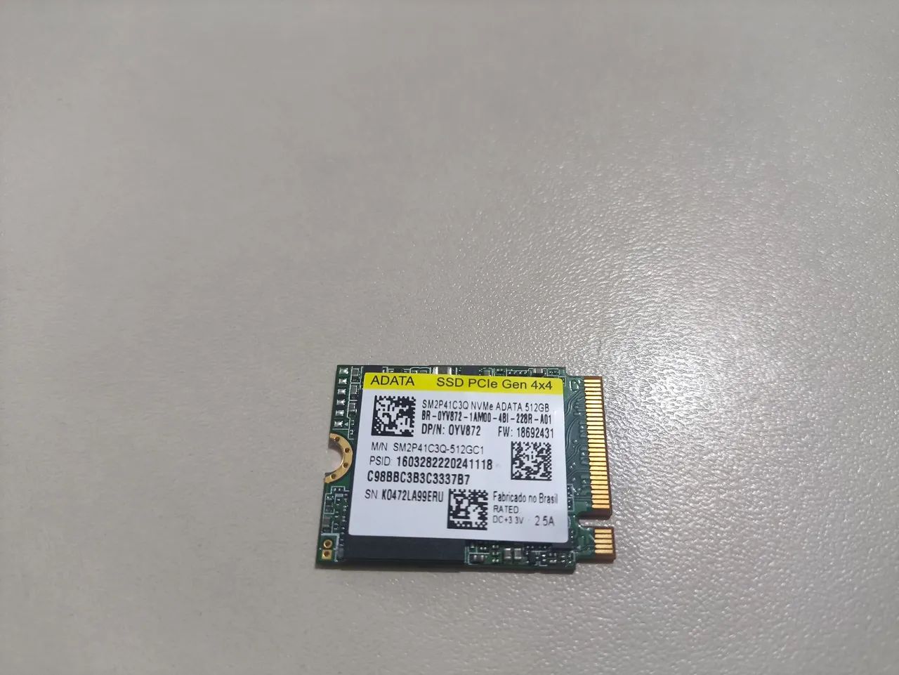 NVME M.2 Adata 256 GB