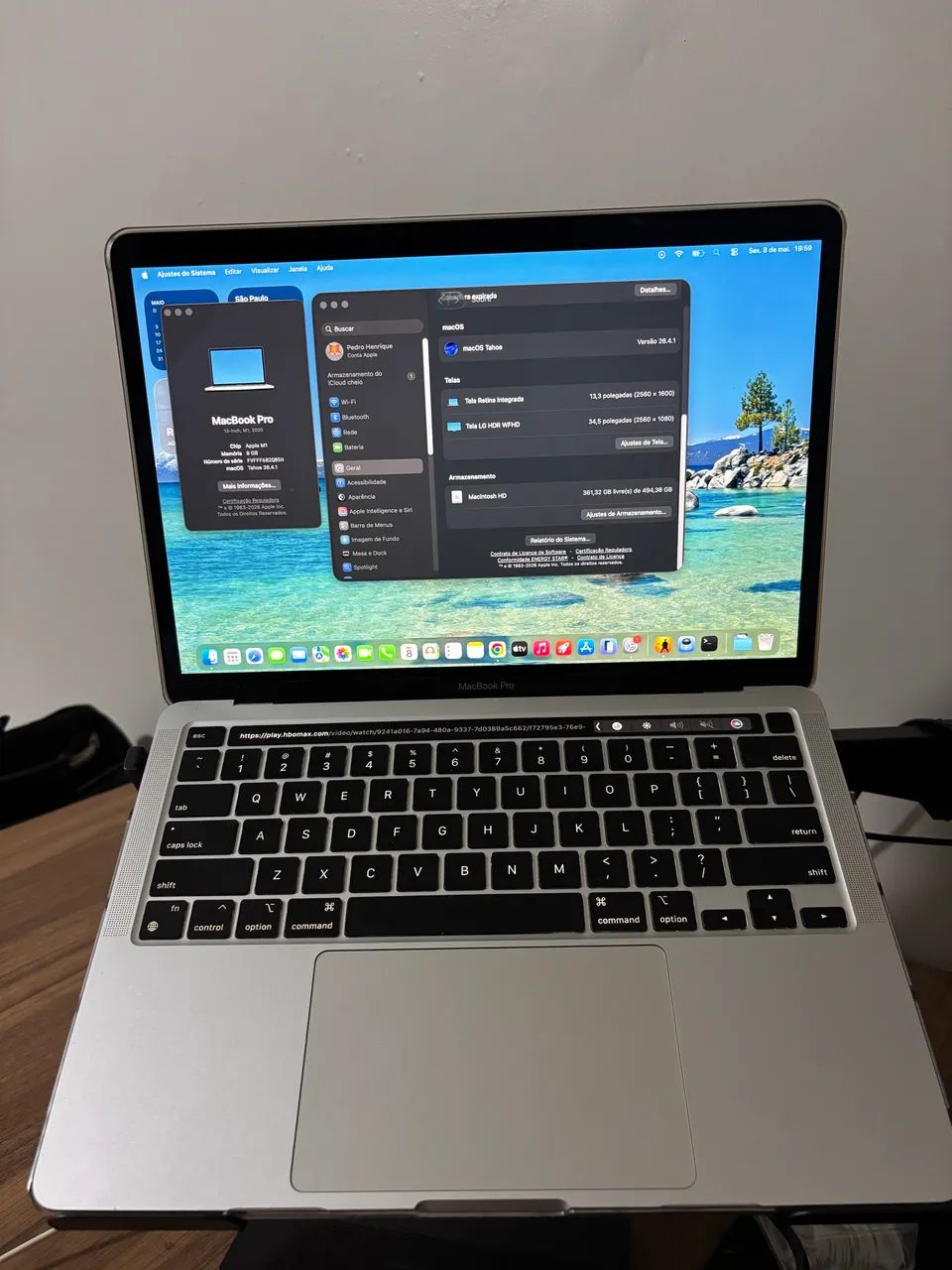 MacBook Pro 13? M1 / 8GB / 512GB SSD / Excelente / Aceito Troca
