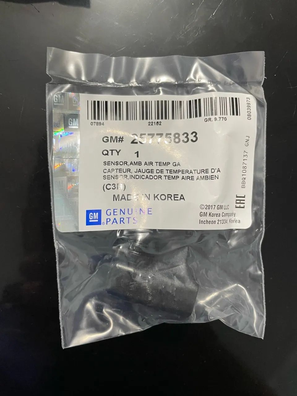 Sensor de temperatura externa GM 