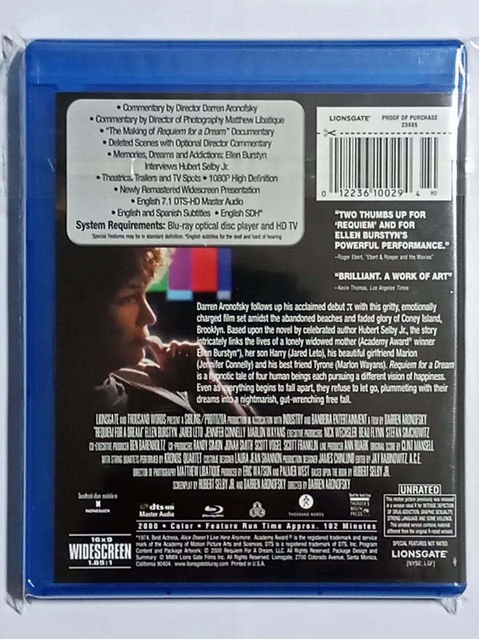 Blu-Ray Requiem para um Sonho - Importado sem PT - Foto 2