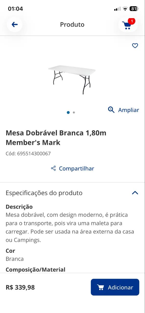 FOLDABLE TABLE65048987717890121