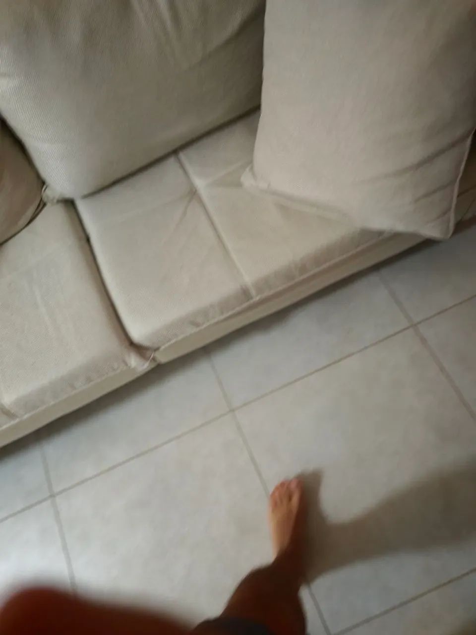 Sofá Marjom Aruana em Linho - 3 lugares - 2,00m - Foto 5