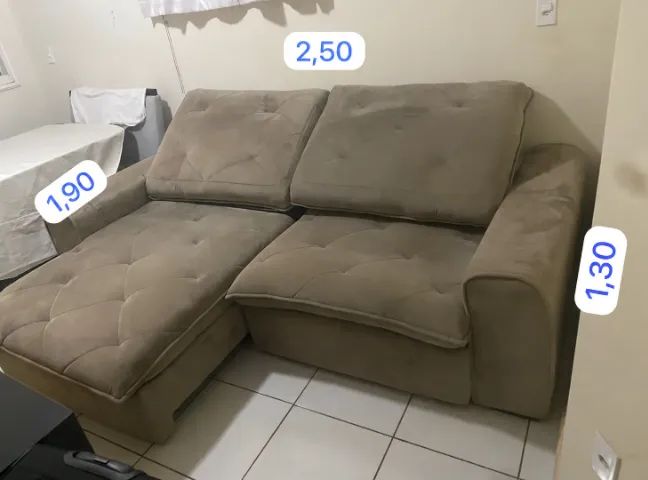 Sofá Semi Novo 2,5 metros