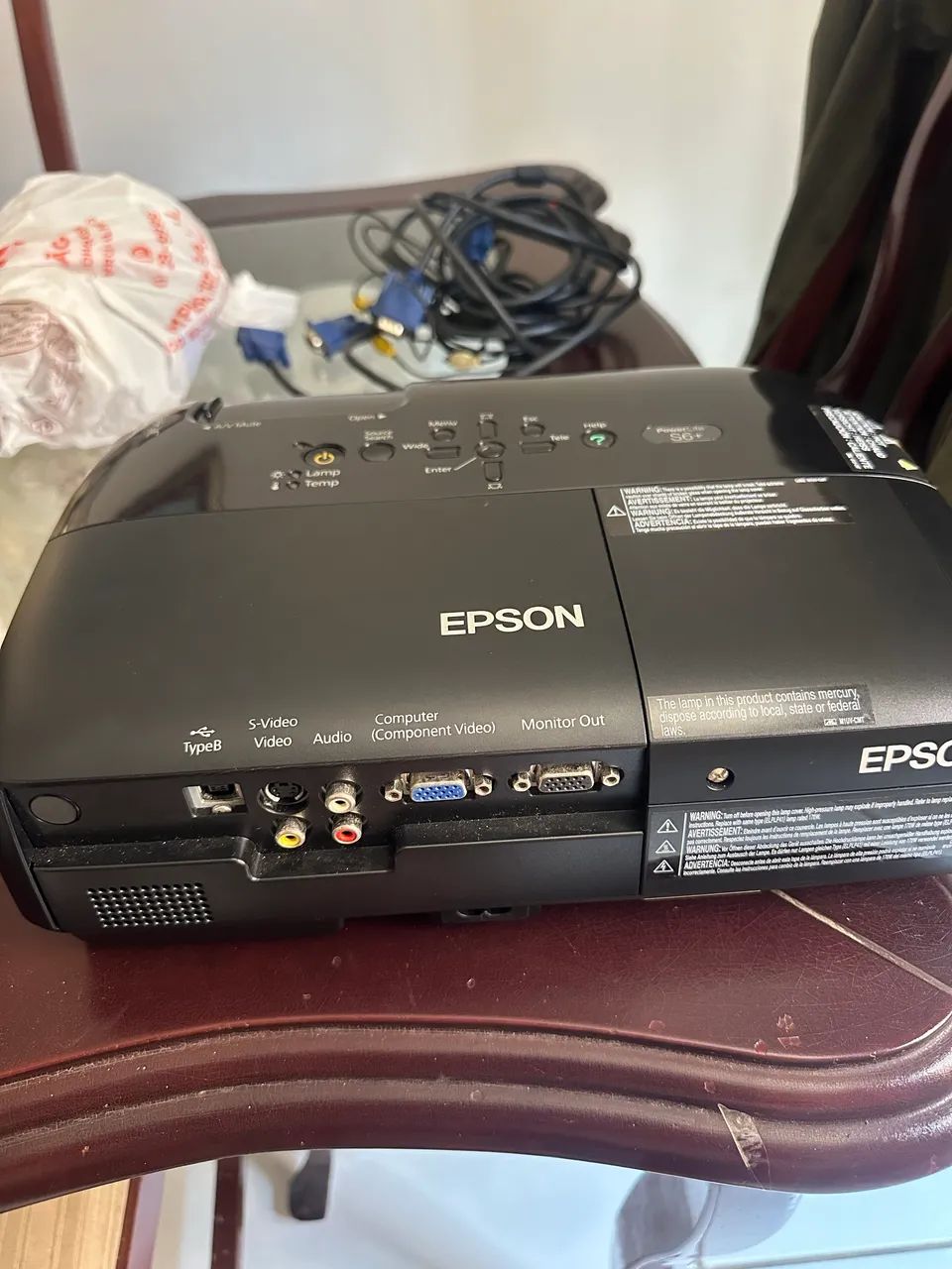 Datashow- EPSON POWERLITE S6+ - Foto 2