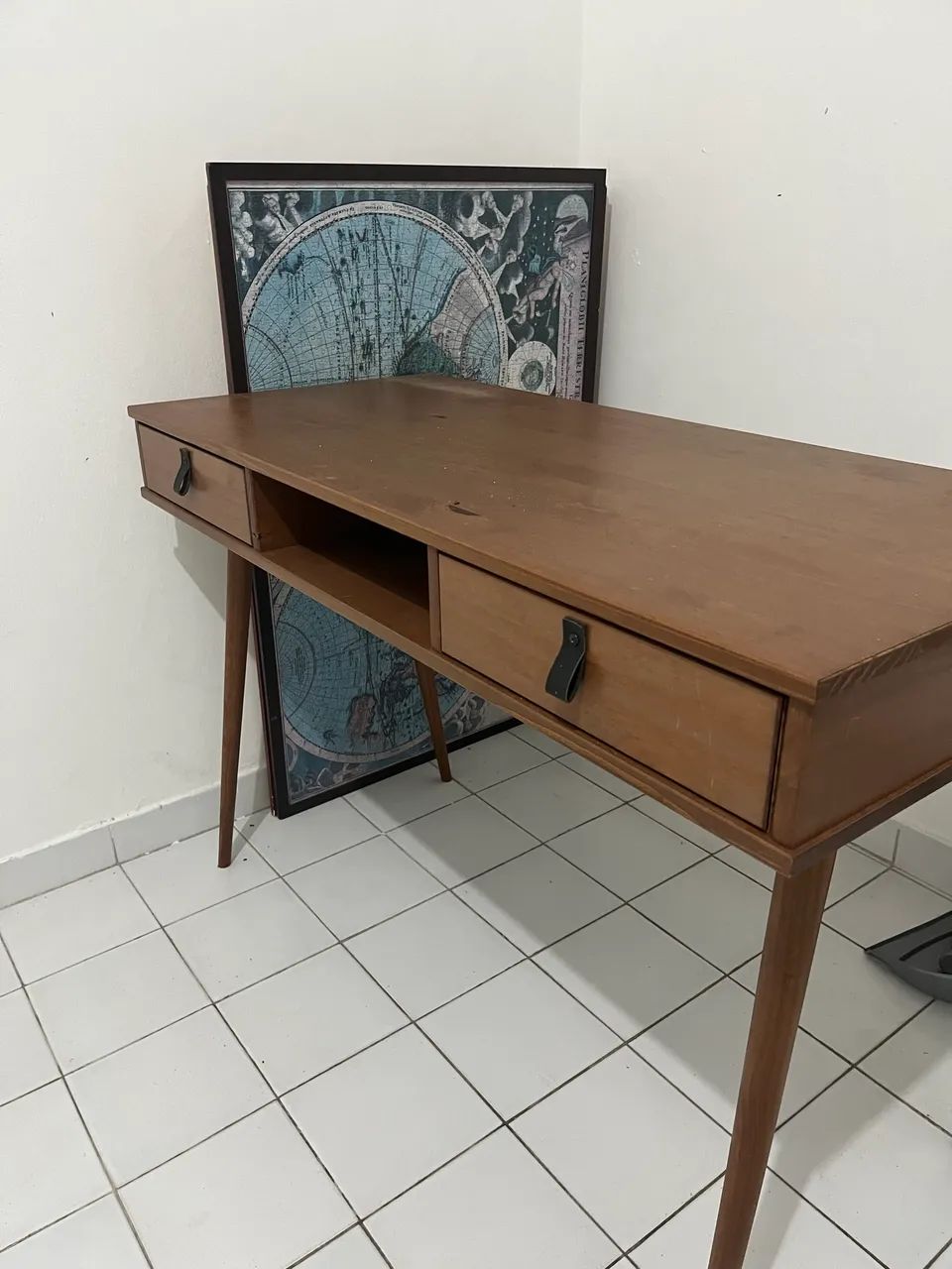 Mesa escrivaninha madeira macica 