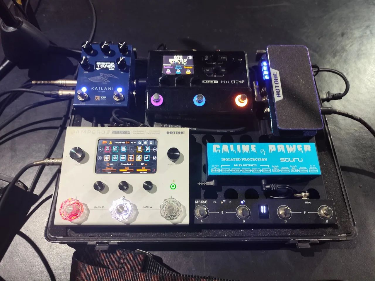 Pedalboarde Ampero + hx stomp - Foto 2