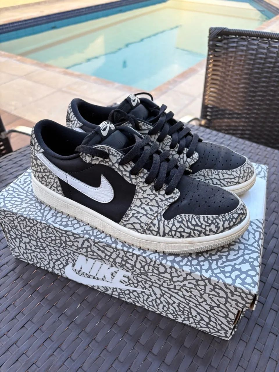Tênis Air jordan 1 elephant print - Foto 2