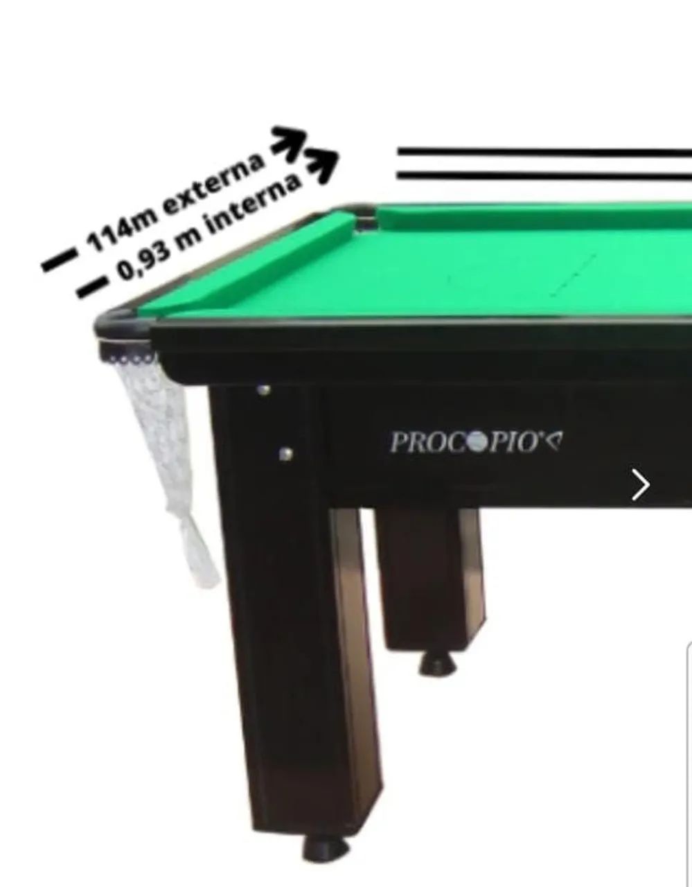 Mesa de Sinuca semi nova Único Dono