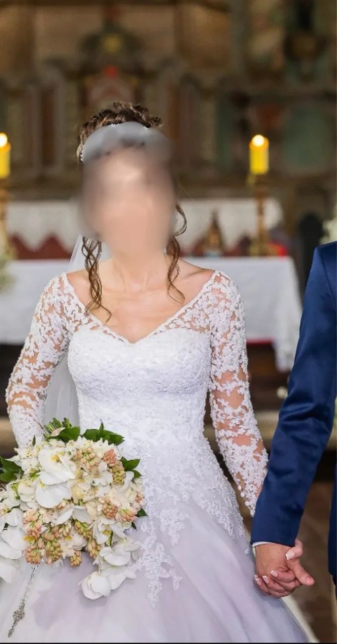 Vestido de noiva tamanho 34 - Foto 2