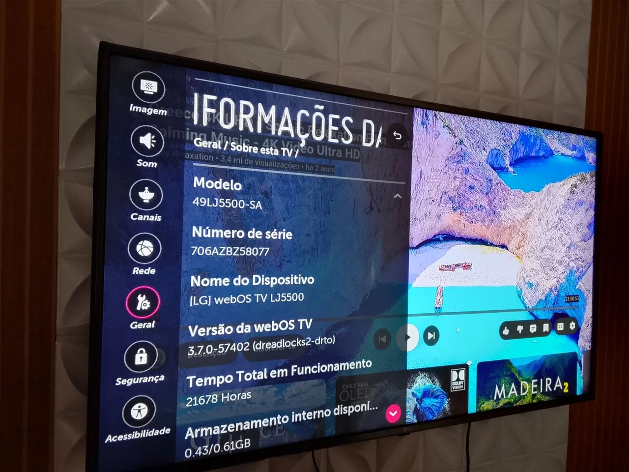 TV Smart LG 49 Full HD - Foto 2