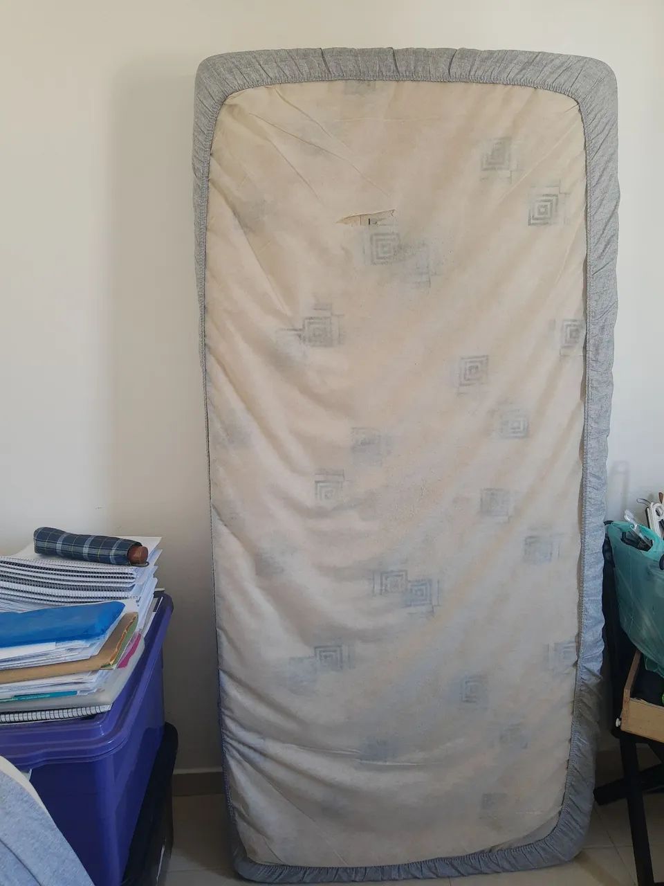 Cama baú solteiro + cama auxiliar + colchão de espuma  - Foto 2