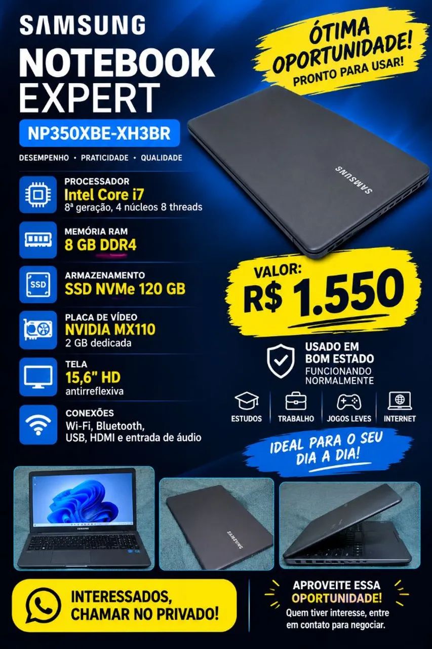 Notebook Samsung 