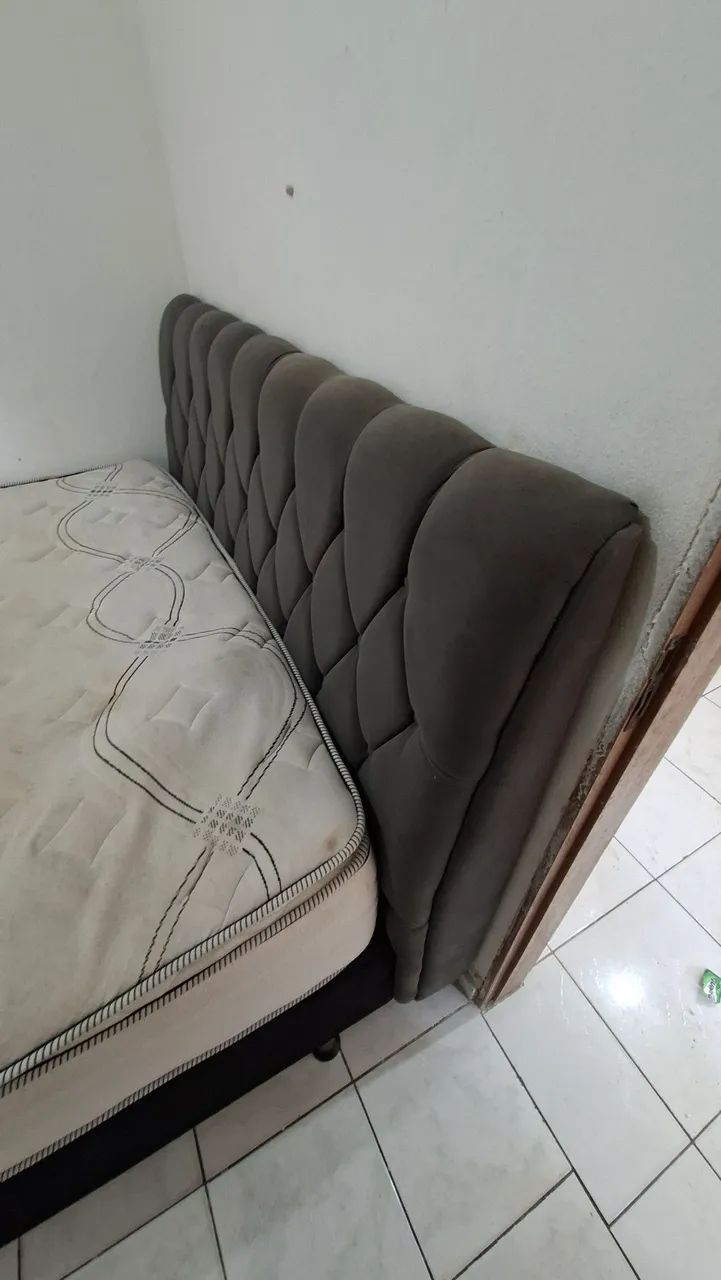 CAMA QUEEN SIZE + CABECEIRA - Foto 2