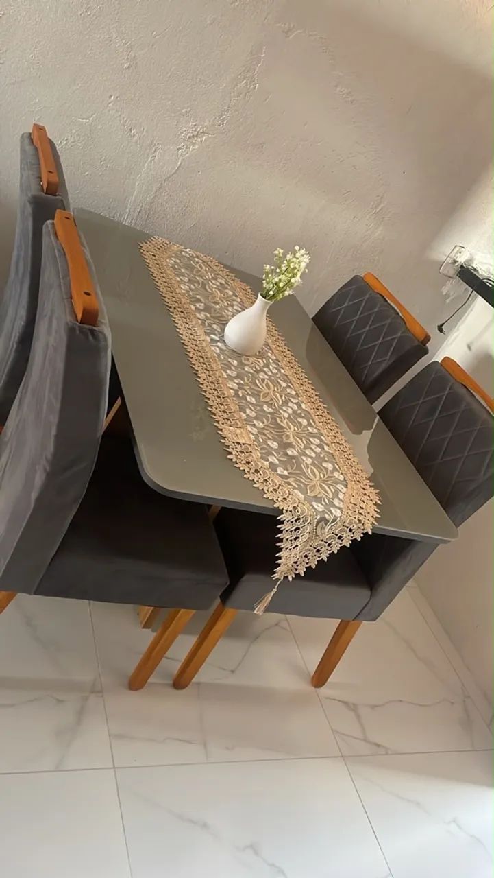     ? Mesas de Jantar 4 e 6 Lugares - Fabricação Própria - Foto 4