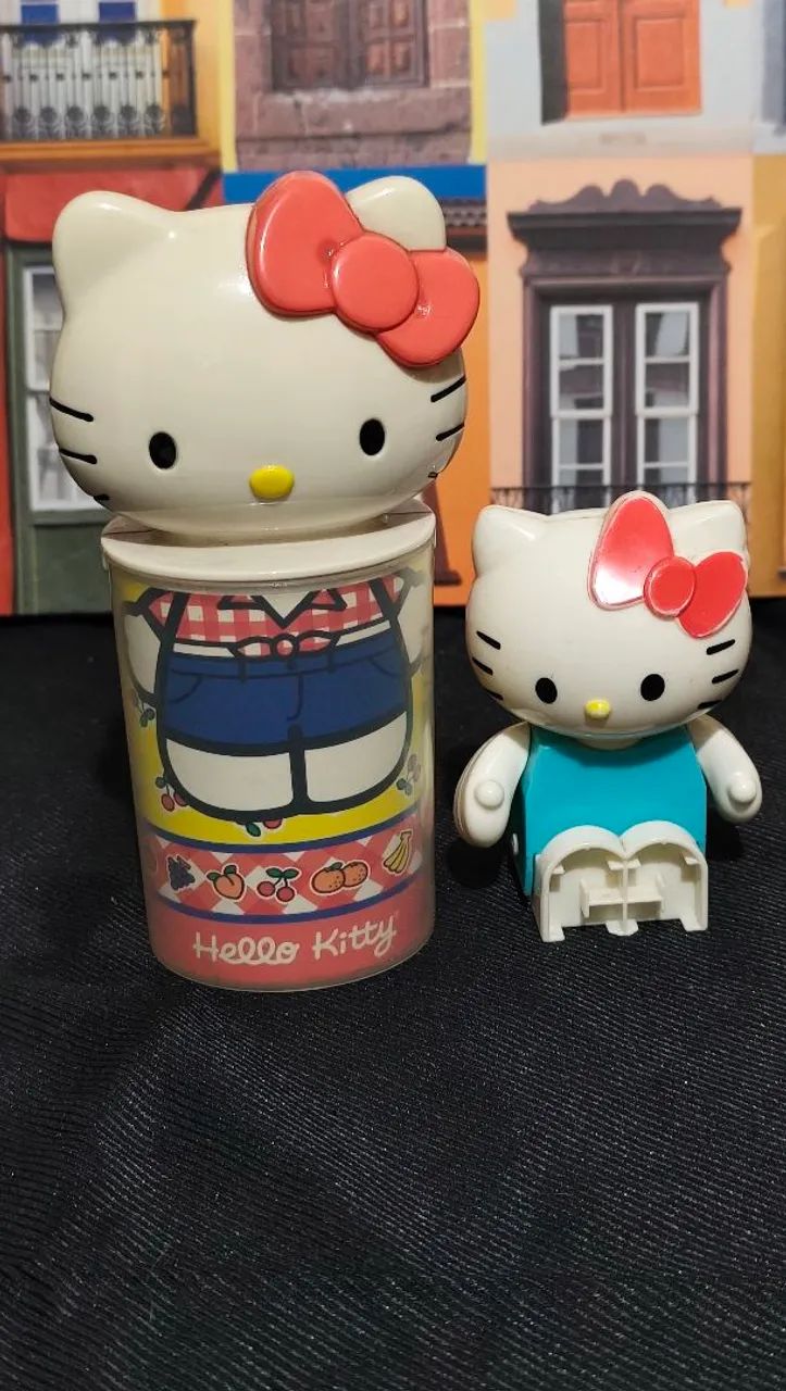 Kit Hello Kitty Colecionável | Boneco de Montar + Porta Treco - Foto 2
