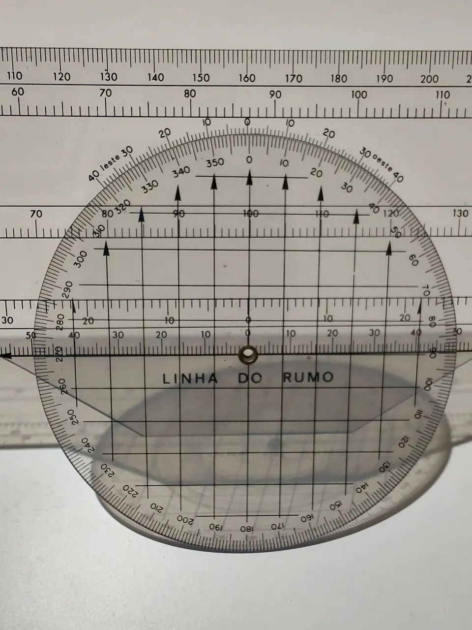 Régua de aviação antiga  - Foto 4