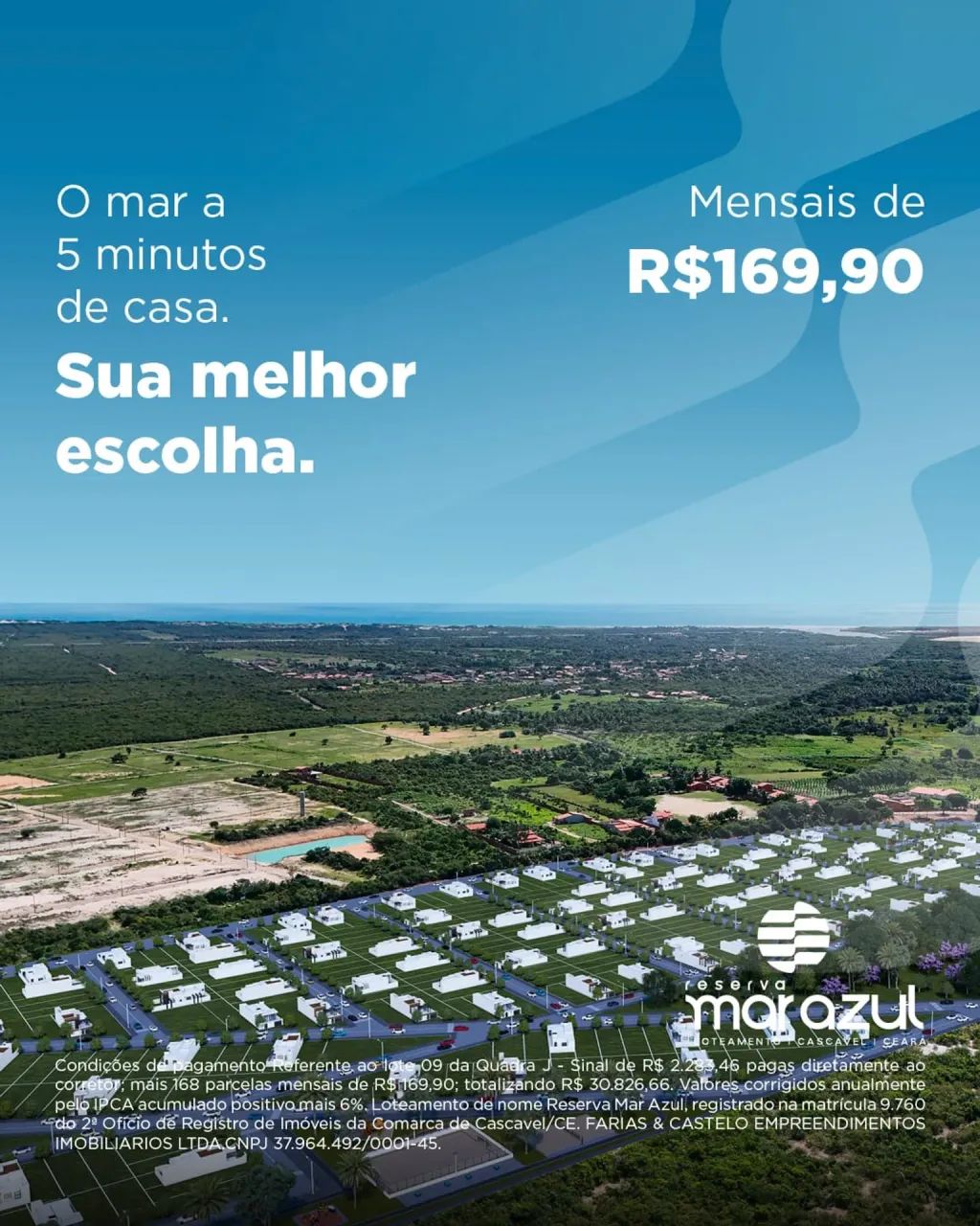 LOTEAMENTO MAR AZUL: A 5K M DE BARRA NOVA - Foto 5
