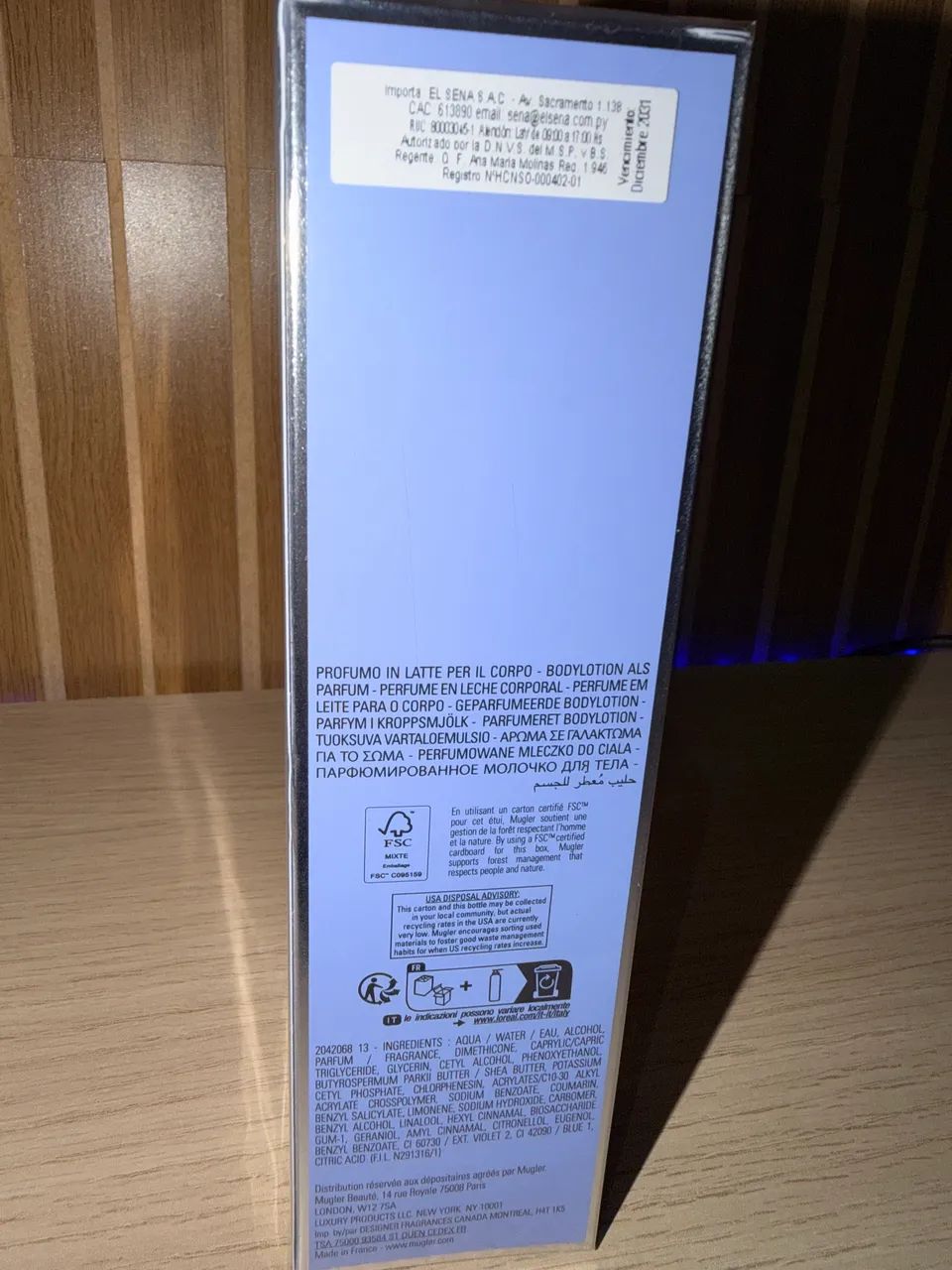 Loção Corporal Angel Mugler 200ml Original Lacrada - Importada - Foto 2