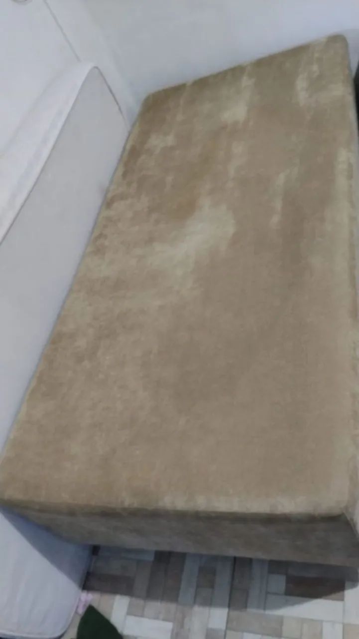 Base cama box de solteiro usada 