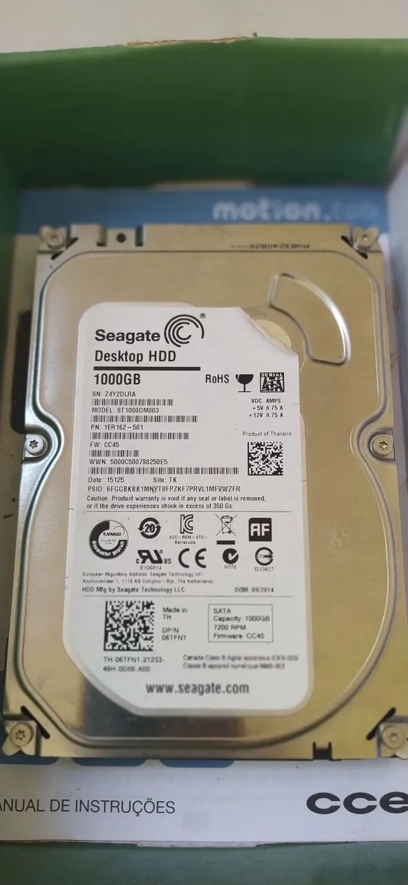 HD de computador 1 TB