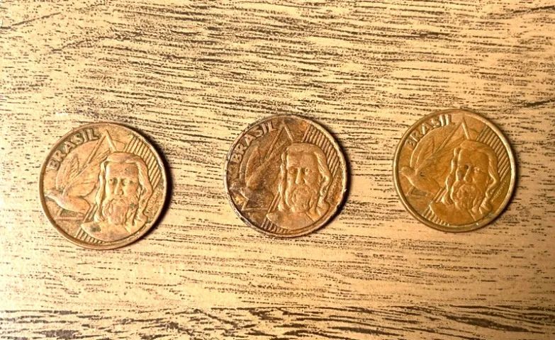 kit moedas 5 centavos 1998, 1999, 2000, 2001 - Foto 2