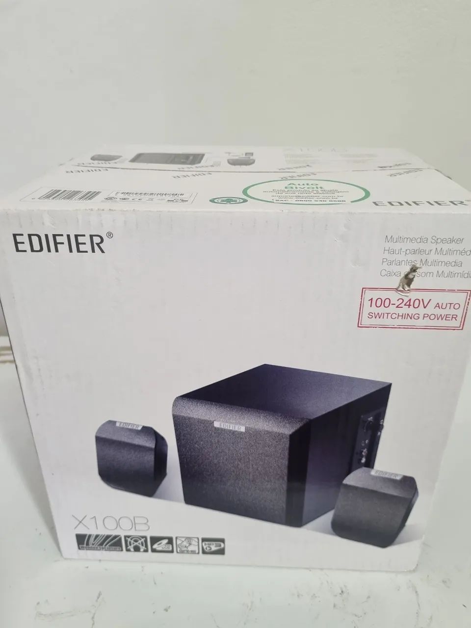Caixa de som com subwoofer nova - Foto 2