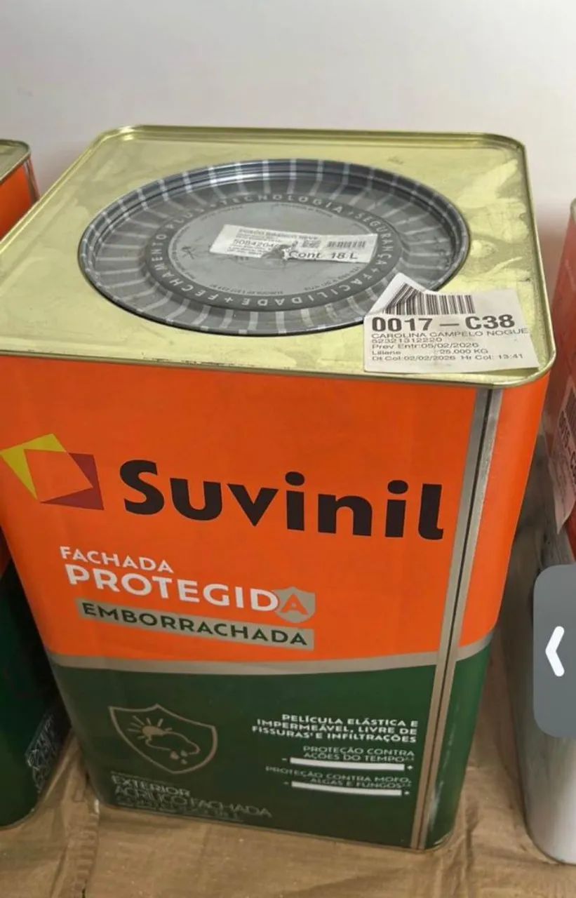 Tinta Suvinil emborrachado 18l