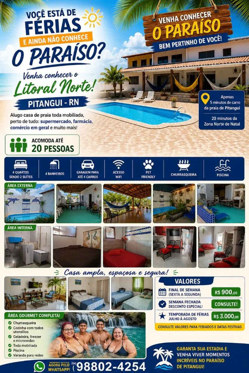 Casa de Praia em pitangui 
