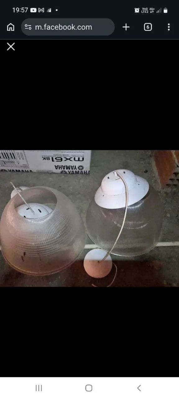 Luminárias de acrílico  - Foto 2