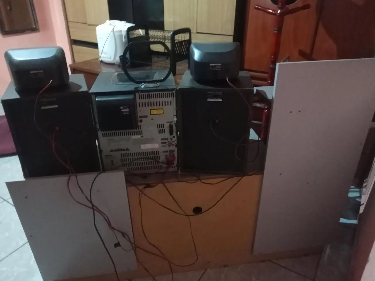 Aparelho de som e rack - Foto 3