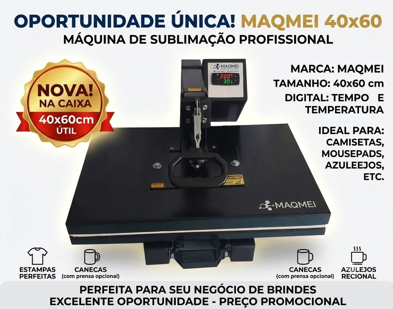 Máquina de Sublimação 40x60  - Foto 2