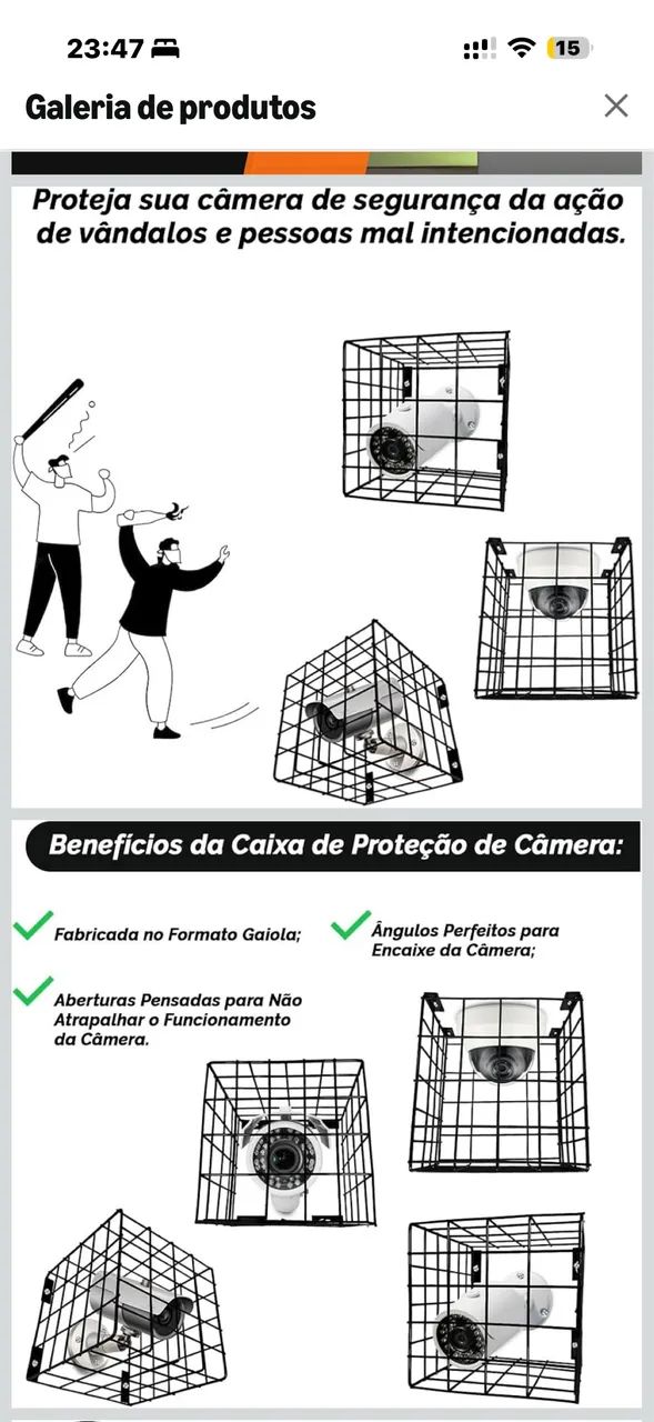 Gaiola protetora de câmera  - Foto 3