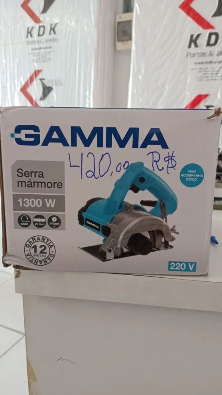 Serra mármore 1300w 220v gamma 