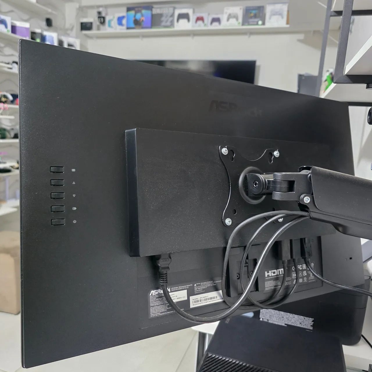 Monitor 27 polegadas FullHD (1920x1080p) 180hz, DP e 2x HDMI painel IPS furação VESA *Zero - Foto 4