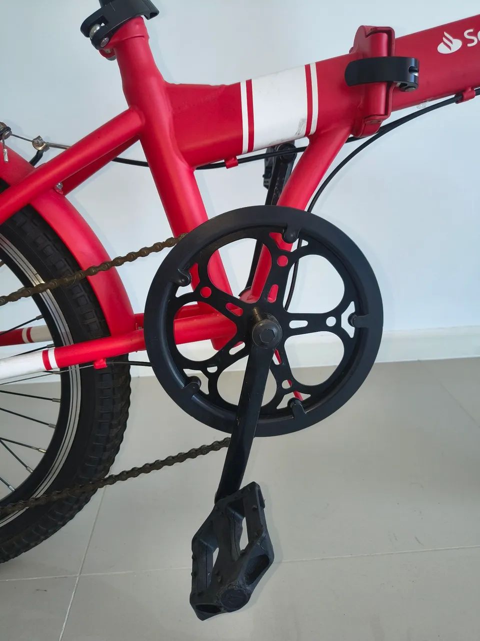 Vendo Bicicleta Dobrável aro 20 - Foto 3